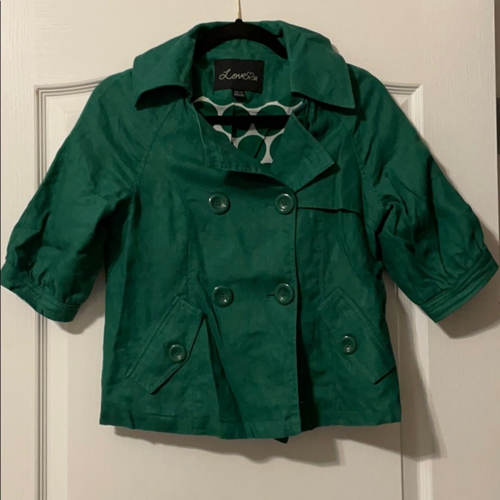 Short sleeve fashion jacket
